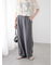 サイドラインストレートパンツ