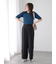 サイドラインストレートパンツ