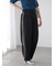サイドラインストレートパンツ