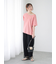 ピグメント加工ボートネックTシャツ