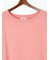 ピグメント加工ボートネックTシャツ