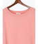 ピグメント加工ボートネックTシャツ
