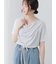 ドレープネックトップス