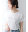 【接触冷感】パールロゴフレンチ袖Tシャツ
