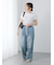 【接触冷感】パールロゴフレンチ袖Tシャツ
