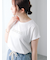【接触冷感】パールロゴフレンチ袖Tシャツ