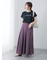 【接触冷感】パールロゴフレンチ袖Tシャツ