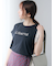 【接触冷感】パールロゴフレンチ袖Tシャツ