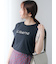 【接触冷感】パールロゴフレンチ袖Tシャツ
