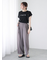 【接触冷感】パールロゴフレンチ袖Tシャツ