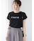 【接触冷感】パールロゴフレンチ袖Tシャツ