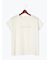 【接触冷感】パールロゴフレンチ袖Tシャツ
