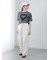 ハートフリル刺繍Tシャツ