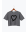 ハートフリル刺繍Tシャツ
