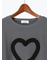 ハートフリル刺繍Tシャツ
