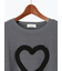 ハートフリル刺繍Tシャツ
