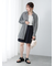 チノキュロットプリーツショートパンツ