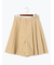チノキュロットプリーツショートパンツ