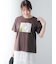 フラワー転写プリントTシャツ