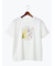 フラワー転写プリントTシャツ