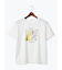 フラワー転写プリントTシャツ