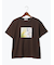 フラワー転写プリントTシャツ