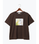 フラワー転写プリントTシャツ