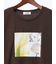 フラワー転写プリントTシャツ