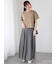 【接触冷感】ラインストーンクロップドTシャツ