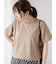 【接触冷感】ラインストーンクロップドTシャツ