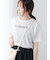 フラワーロゴプリントTシャツ