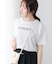 フラワーロゴプリントTシャツ