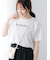 フラワーロゴプリントTシャツ