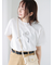 【接触冷感】箔リボンモチーフTシャツ