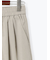 麻調タック入りイージーパンツ