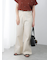 フレアワイドデニムパンツ