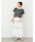 パイピングティアードスカート