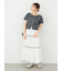 パイピングティアードスカート