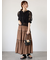 メッシュノーカラーブルゾン