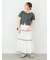 ダブルジップオフショルカットトップス