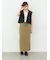 裏毛カットタイトスカート