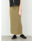 裏毛カットタイトスカート