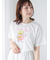 フラワーモチーフプリントTシャツ