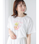フラワーモチーフプリントTシャツ