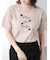 フラワーモチーフプリントTシャツ