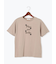 フラワーモチーフプリントTシャツ