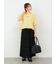 裾フリル刺繍Tシャツ