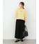 裾フリル刺繍Tシャツ