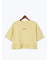裾フリル刺繍Tシャツ
