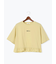 裾フリル刺繍Tシャツ